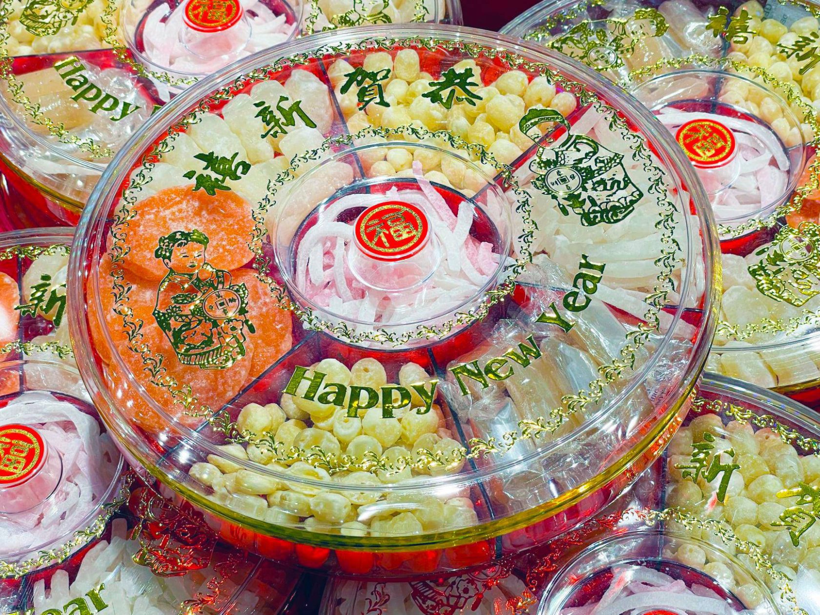 buy chinese new year candy tray