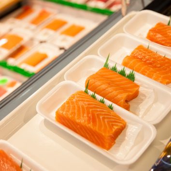 Uwajimaya | Salmon Sashimi