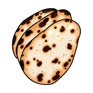 Naan Illustration | Uwajimaya