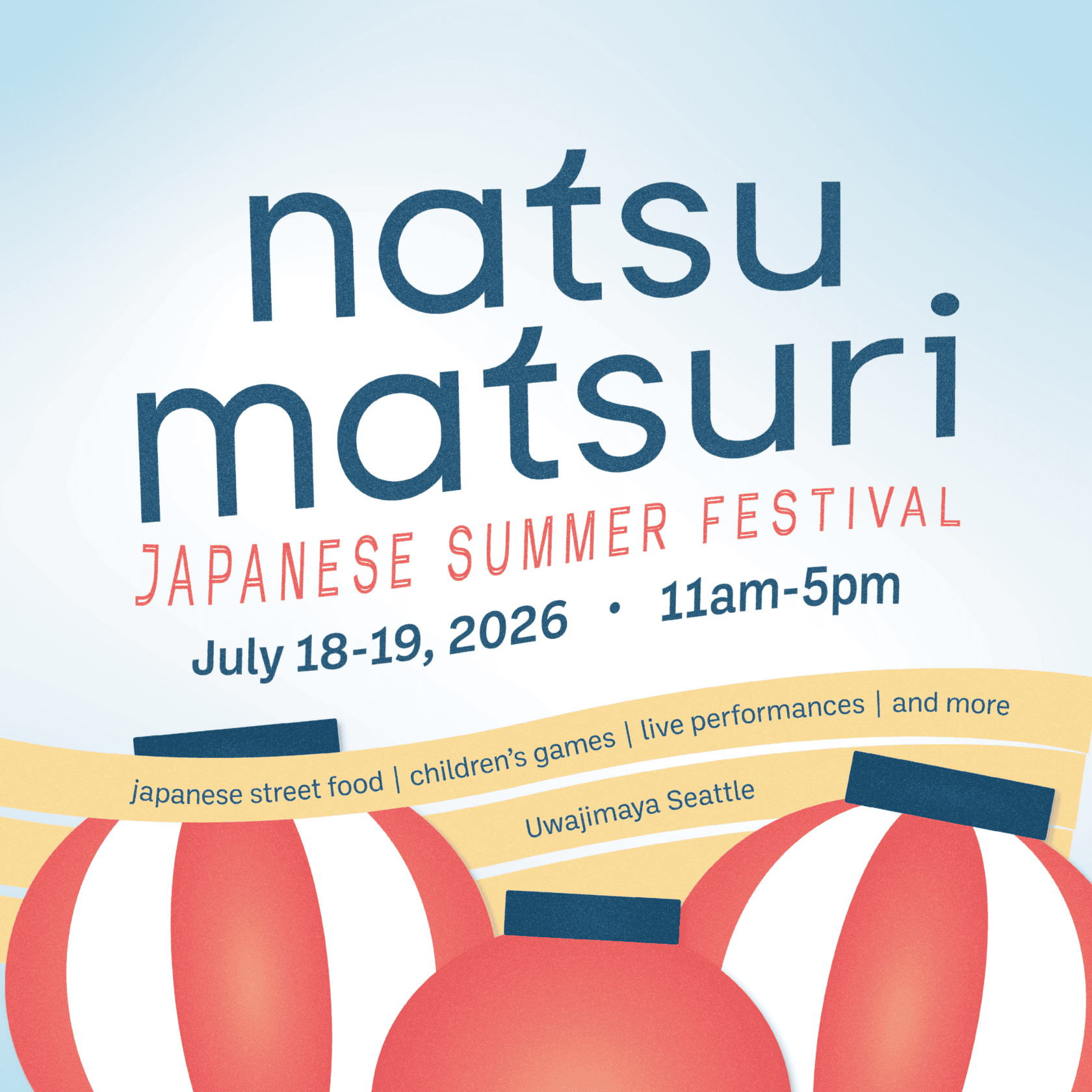 Natsu Matsuri 2026 - Uwajimaya